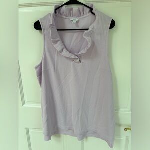 Crown & Ivy Women’s Sleeveless Top Lavender Lilac size Large